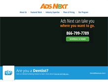 Tablet Screenshot of adsnext.com